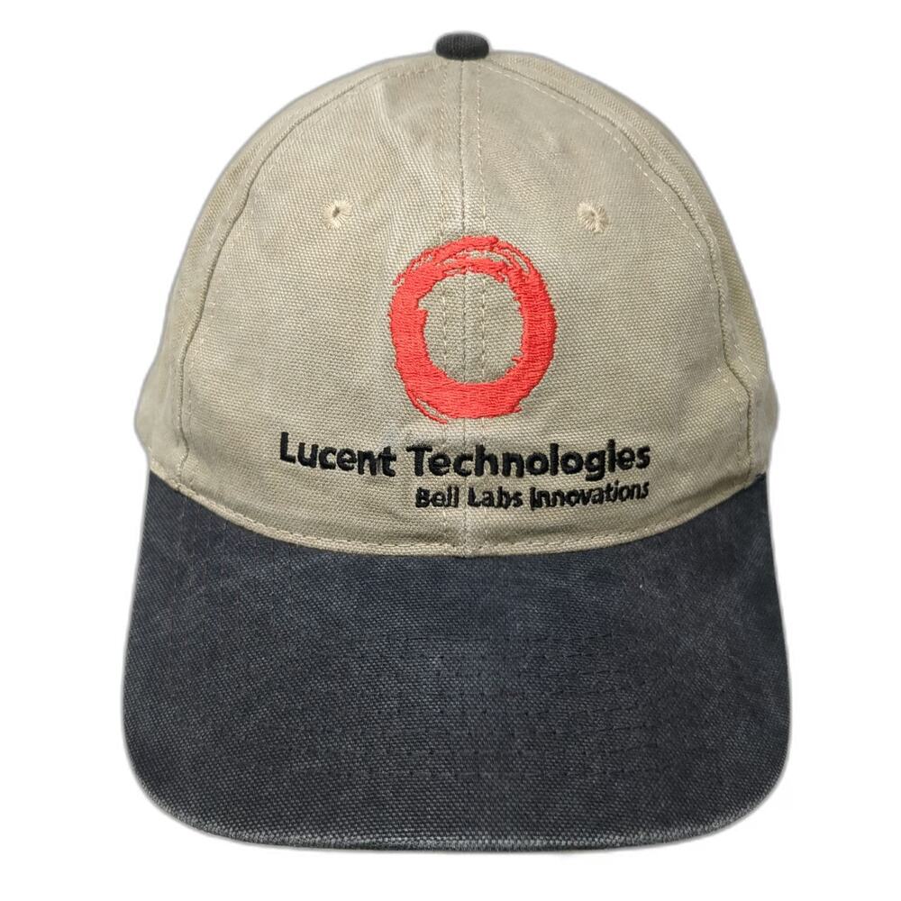 Osterman Outfitters Baseball Cap Beige Gray OSFM Lucent Technologies Logo Hat